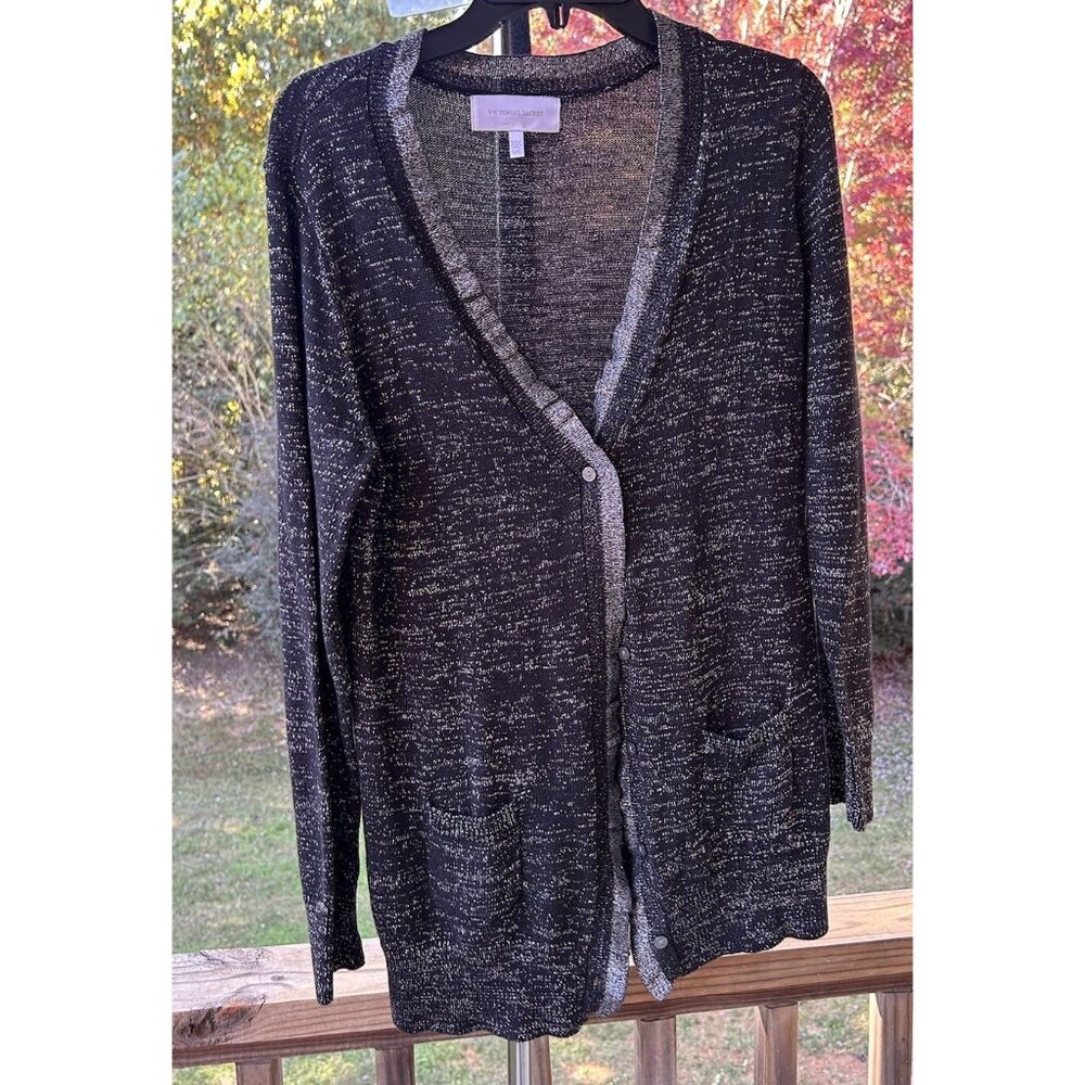 Victoria’s Secret Button Front Cardigan Cashmere Blend Sweater Long Women Large